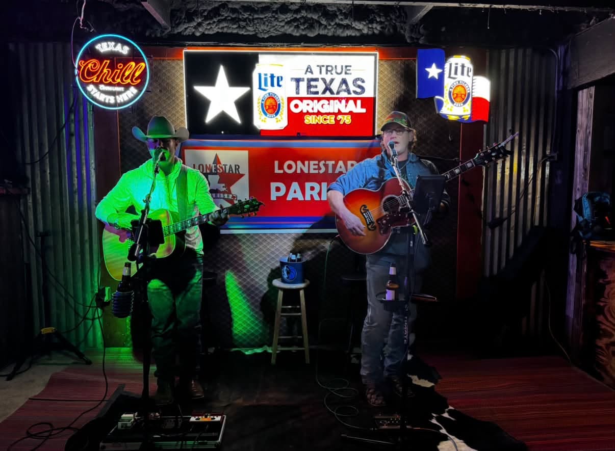 Live-performance photo of Lonestar Parish; opens a separate Facebook video